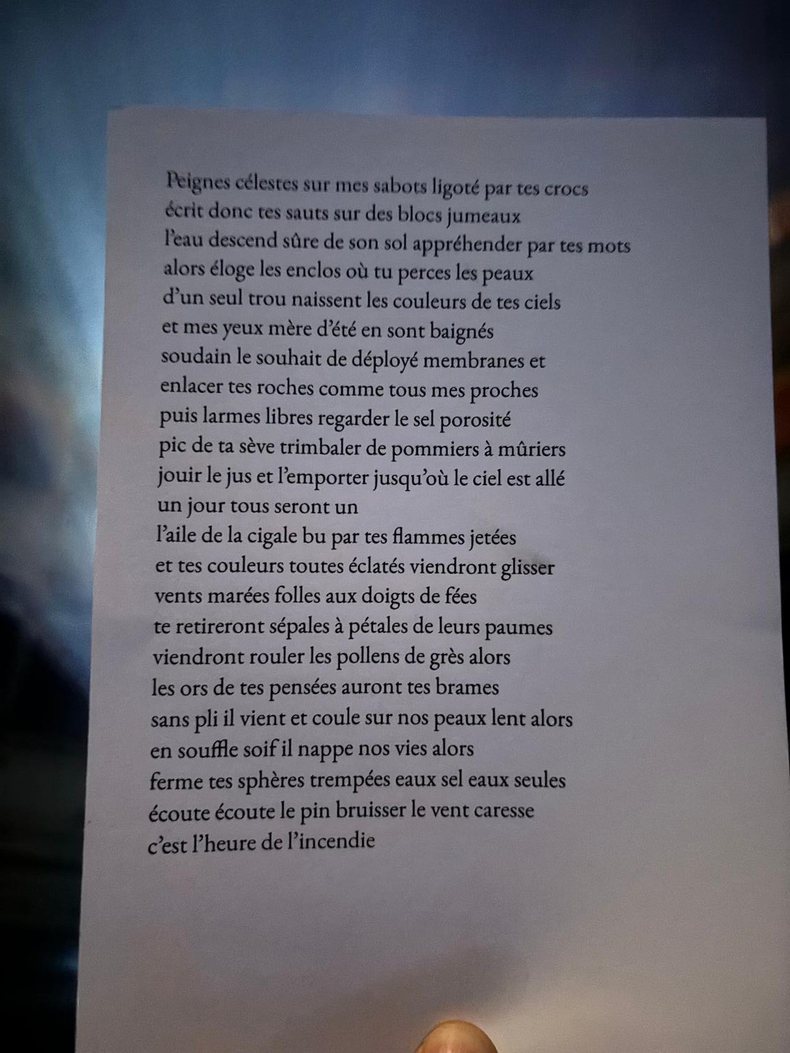 Regarde regarde l’eau qui boit tout — vue 5